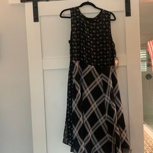 Black Floral Luxury Dress